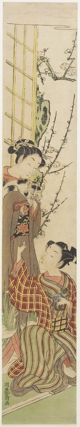 Cat and Mouse, c. 1780 by Isoda Koryusai